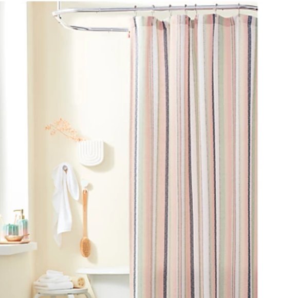 Wild Sage Bath Wild Sage 72inch X 72inch Faye Woven Stripe Shower